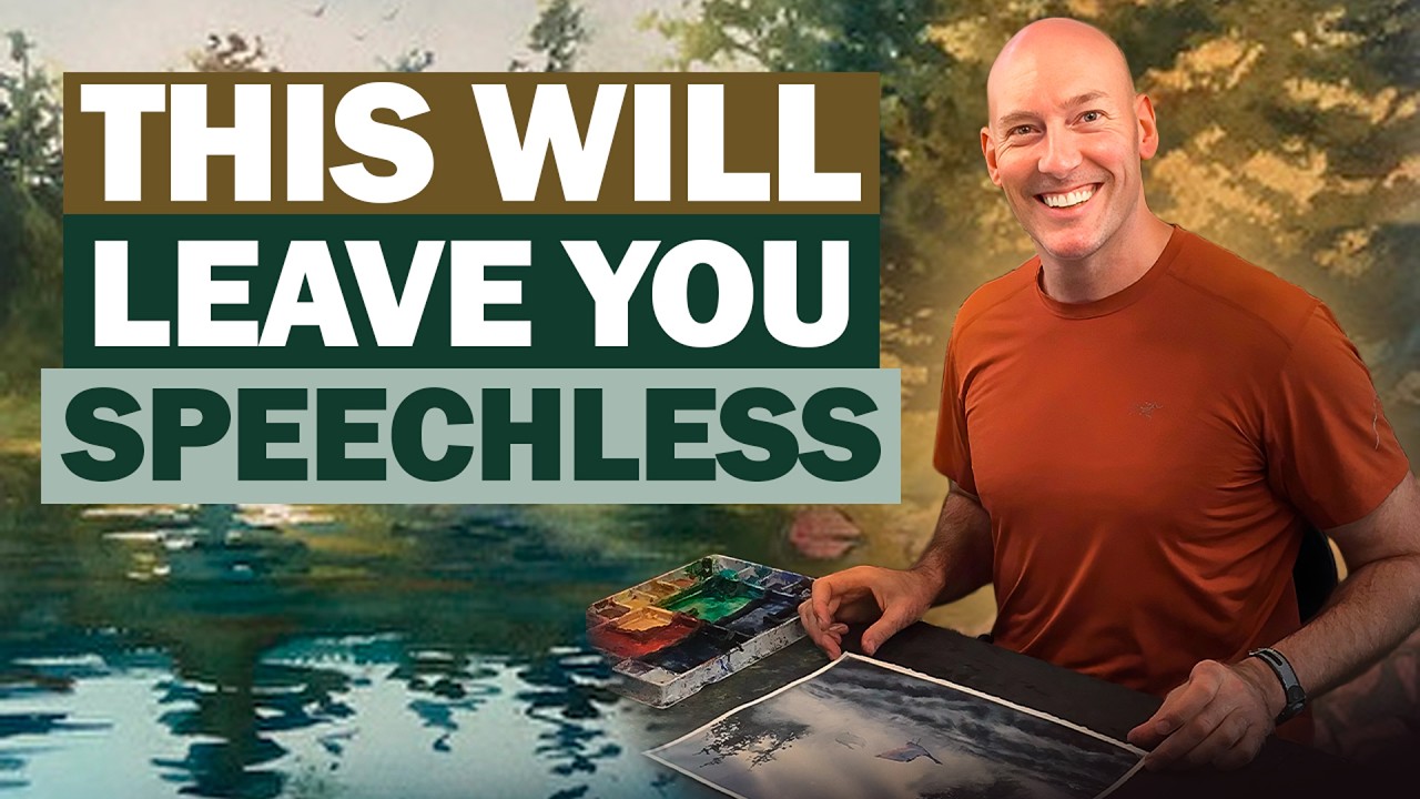 Освойте захватывающую технику акварельной живописи Дэвида Р. Смита.