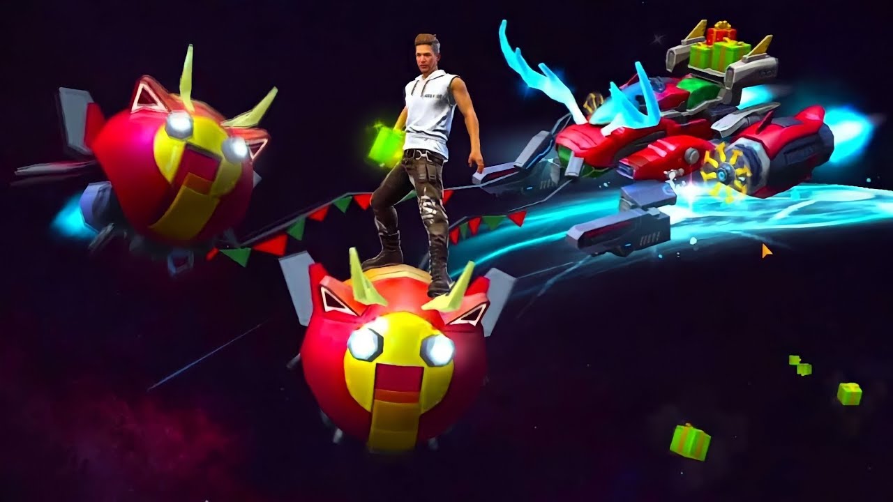 New Squad entry emote and new sky wing skin in free fire 