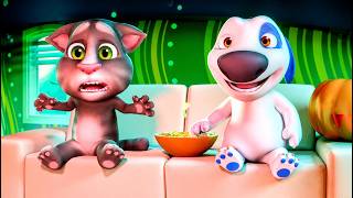 Talking Tom - Scary Movie Night Full Episode! 💚 Super Toons TV - Best Cartoons screenshot 5