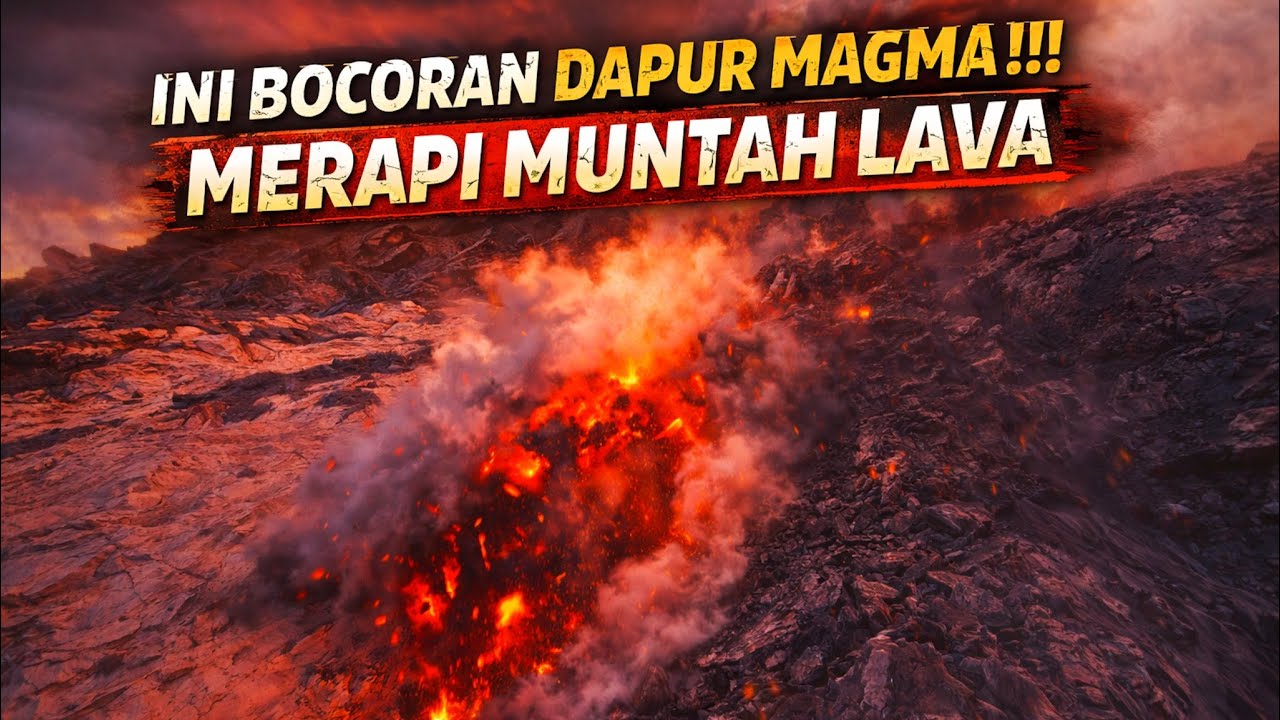 BISIKAN DAPUR MAGMA !!🌋😱 MERAPI MENGELUARKAN ISI PERUTNYA !!