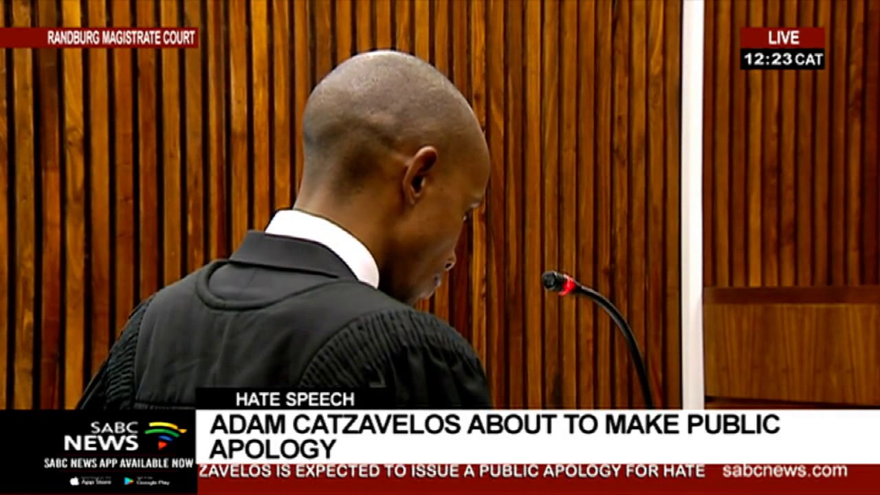 site mapping Catzavelos agrees to make a full public apology