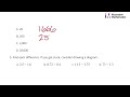 Grade 6 Math Quiz: Dividing Decimals and More