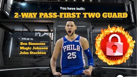 *NEW* RARE 2-WAY PASS-FIRST TWO GUARD BUILD IN NBA 2K23! (99 STEAL) OVERPOWERED DEMIGOD BUILD 2K23!