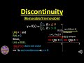 Discontinuity(Removable & Irremovable)I What is Discontinuity?/When Discontinuity can be Removed?