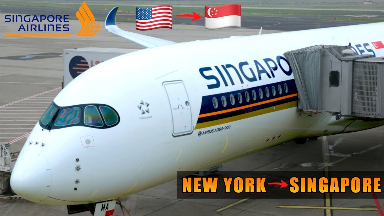 18 Hours to Singapore | 🇺🇸 New York EWR - Singapore 🇸🇬 | Airbus A350-941 ULR | Flight Report (# 155)
