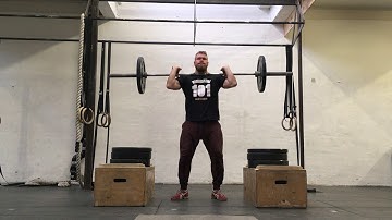 Bottom-Up Front Squats