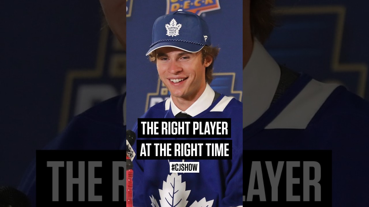 "I think he's the right player at the right time for the Leafs." 🔥 #CJShow