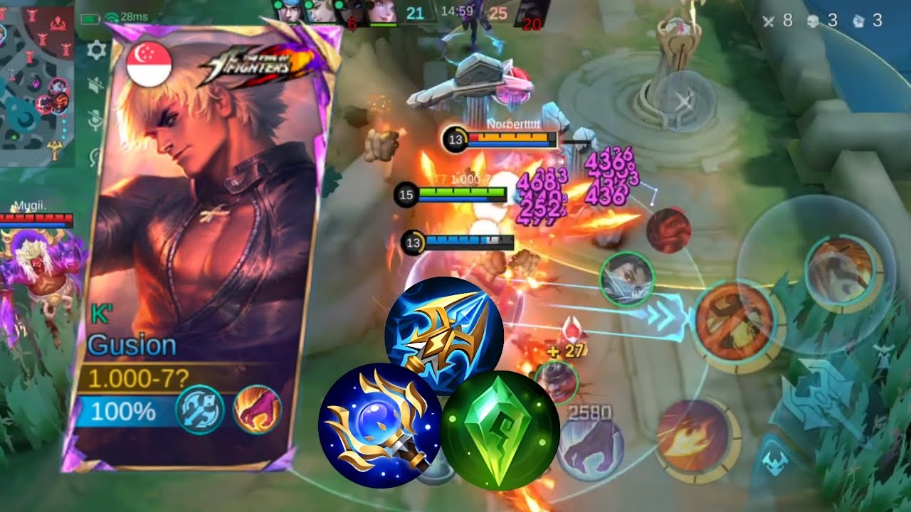 GAMEPLAY GUSION MOBILE LEGEND BANG BANG 