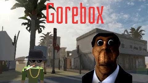 Running from Obunga in Desert Bridge | Gorebox Animosity