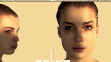 Creating interaction from 3D scans in Unity using morphs & texture blending