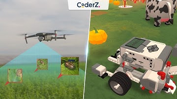 Code Farm with Virtual Robots