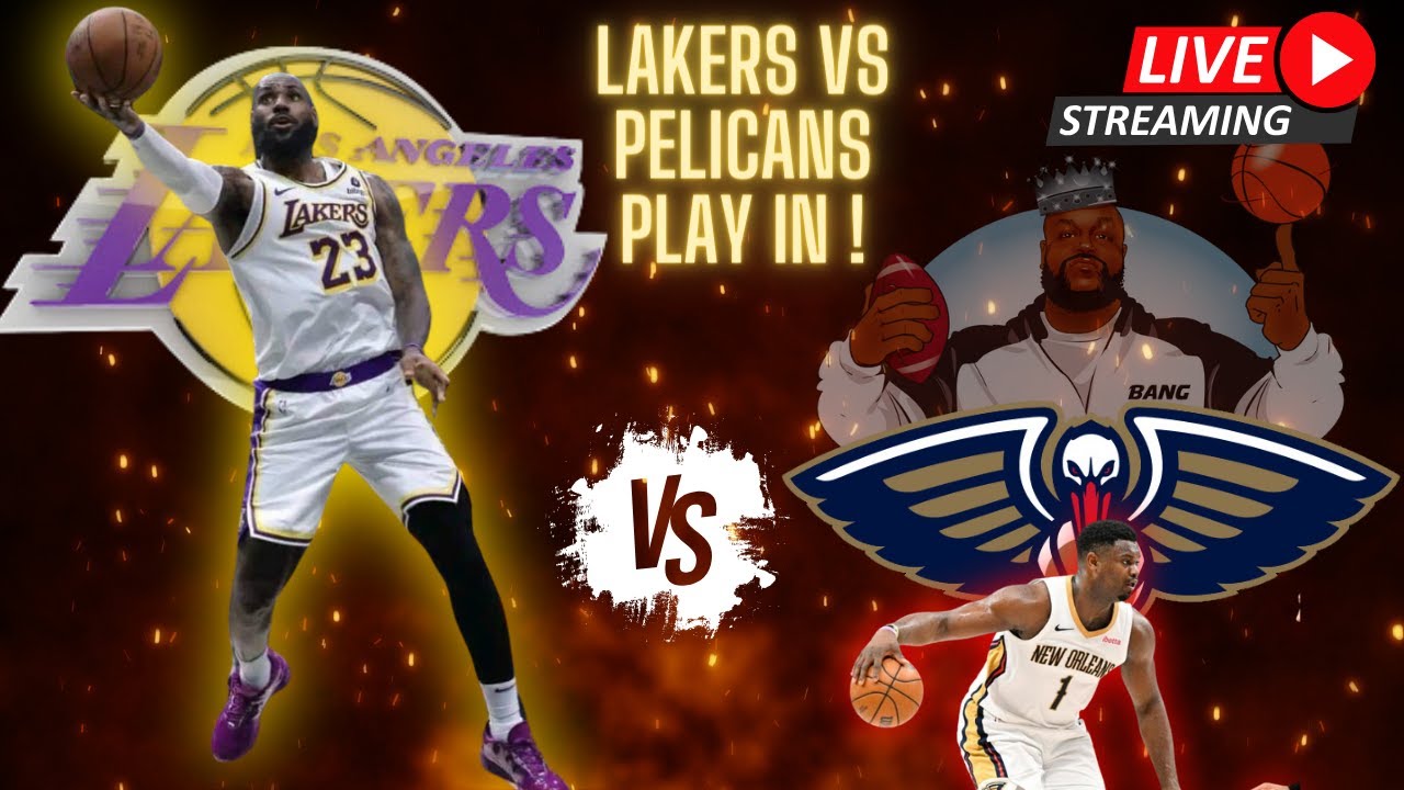 LAKERS VS PELICANS PLAY IN POSTGAME ! - YouTube