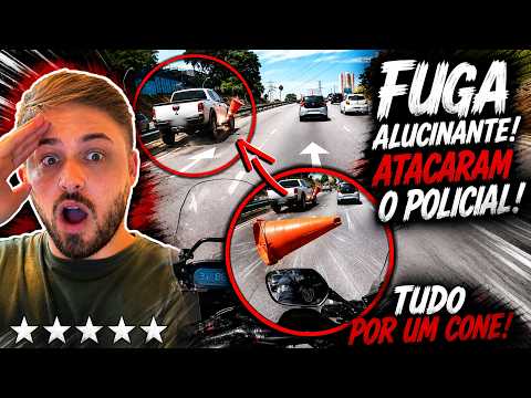 TIRO, CONE E FUGA 🚨 | FUGA 5 ESTRELAS!
