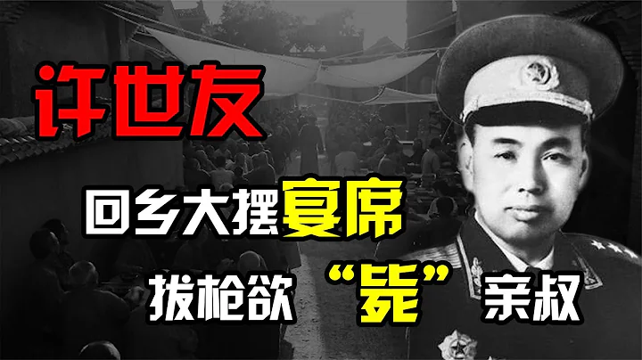 许世友回乡大摆宴席，拔枪要毙掉作恶亲叔，母亲下跪阻拦 - 天天要闻