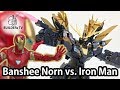 Iron Man vs Banshee Norn - RG UNICORN GUNDAM BANSHEE NORN Speed Build Up