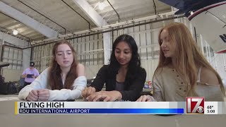 Raleigh high school STEM students learn about aviation