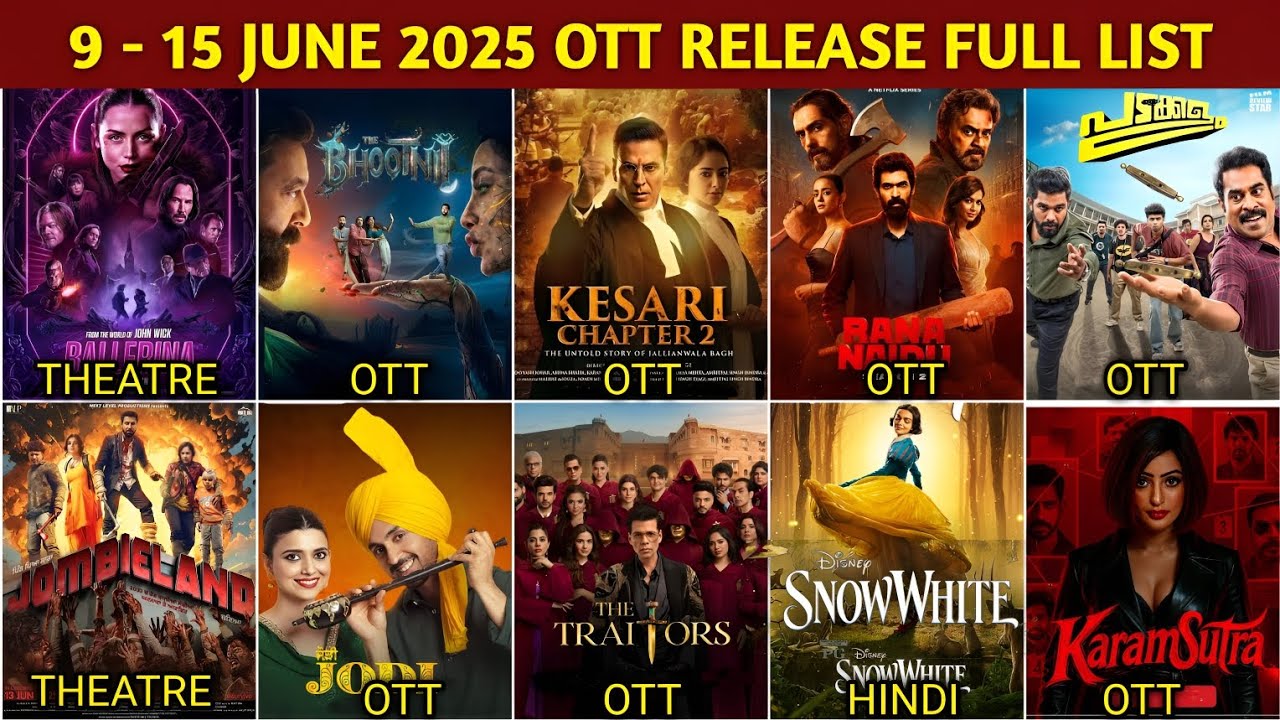 This Week 9 - 15 June OTT Release Movies & Web Series | The Bhootnii OTT | Kesari 2 OTT | Netflix