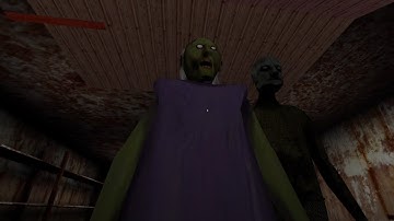 Granny 1 Texture Halloween 🎃  + Impossible mode Avec Grandpa Car Escape Day 5 