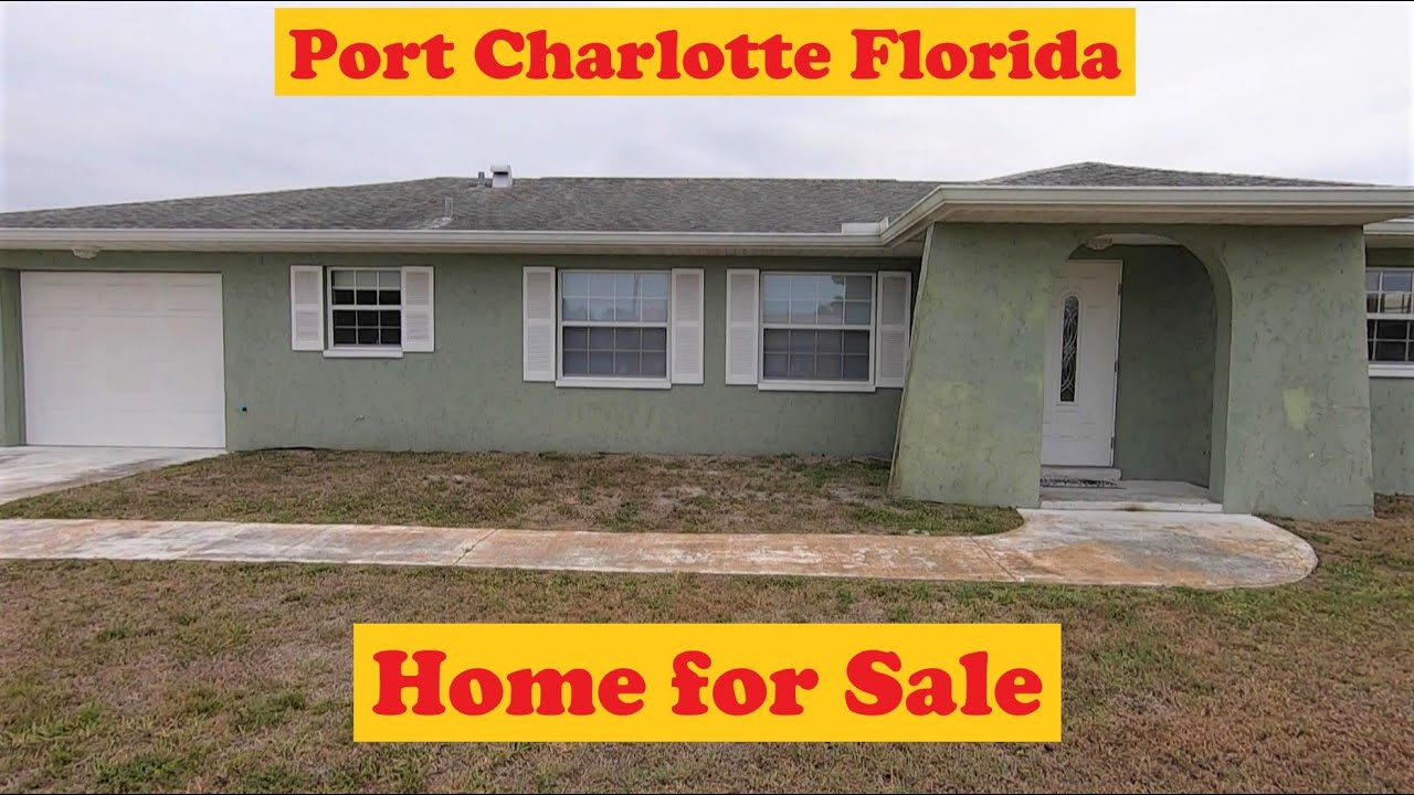 Port Charlotte Florida Homes and Houses for Sale Virtual Tour YouTube
