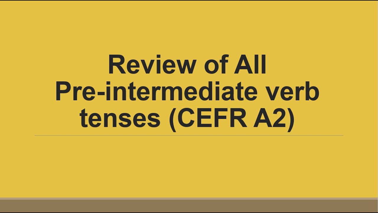 Review of All A2 Verb Tenses Revision | A2 English Grammar Lesson 30 | Learn English with Aime
