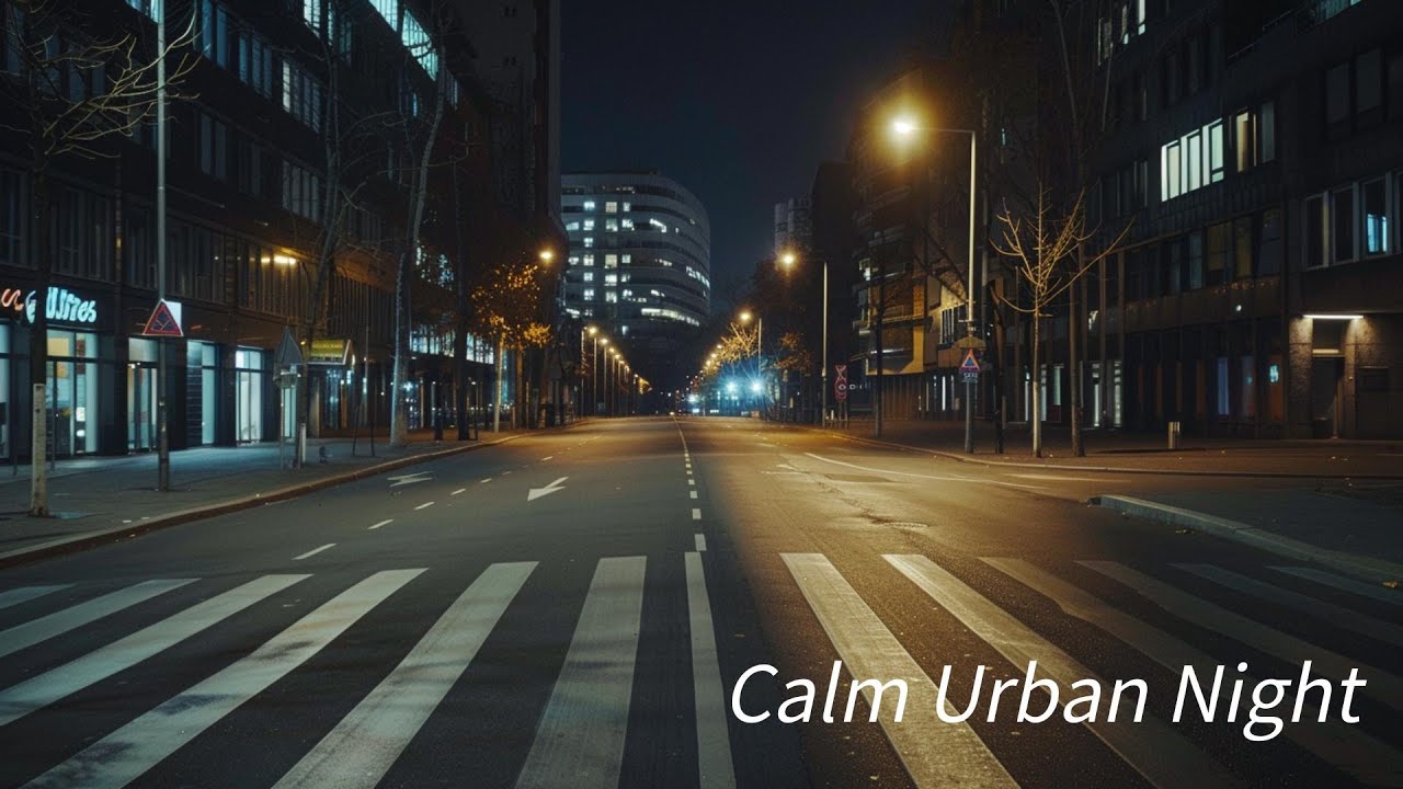 Calm Urban Night – Clean Lofi for Focus, Relaxation & Night Work静かな都会の夜で、集中とリラックスのためのLo-fi BGM
