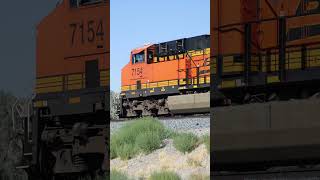TRAIN SHORTS #01877 / EB BNSF 7154 STACK TRAIN CAJON SUBDIVISION 5-30-2026 #train #railtrack #bnsf