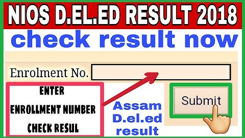 Nios d el ed exam result 2018 501,502,503