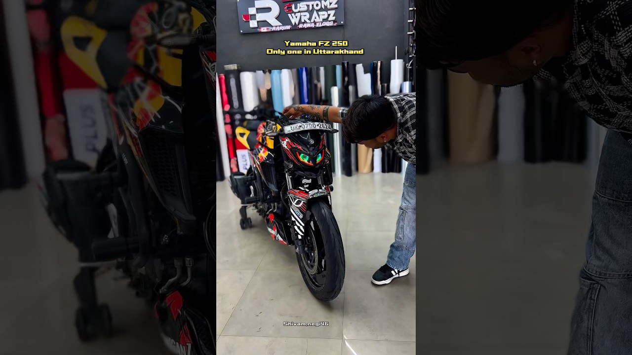 Fz 25 headlight modified 😍. 