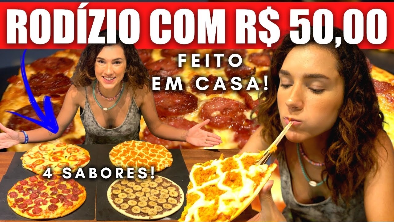 NOITE DA PIZZA - 4 PIZZAS COM R$ 50,00