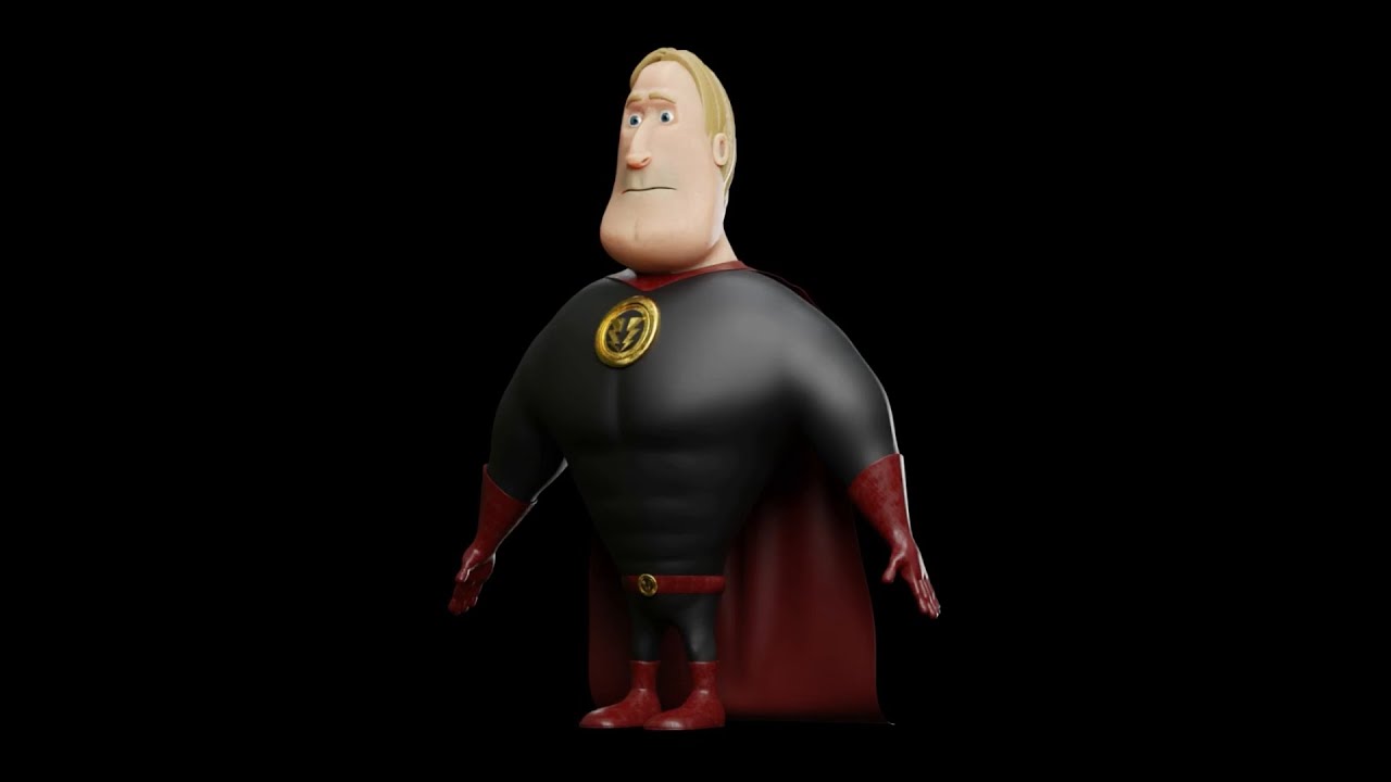 Electro Man | 3D Model Breakdown