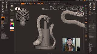 Making a Dragon with Ana Carolina Pereira – ZBrush 2024