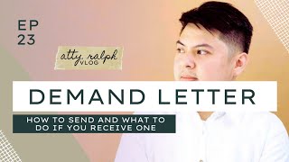 DEMAND LETTER | Paano gumawa? | Ano ang gagawin pag nakatanggap ka ng demand letter?