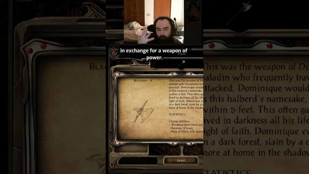 Arguably the rarest weapon | Baldur's Gate