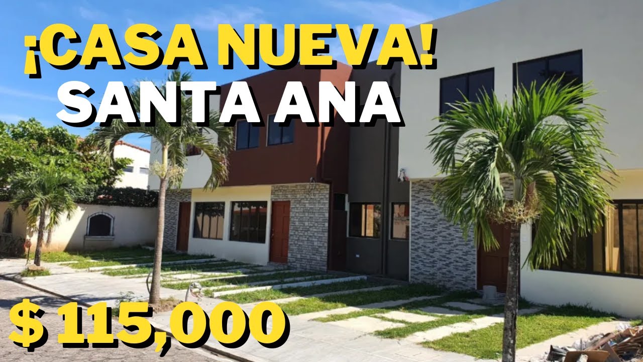 Santa Ana Bellísimas y Modernas Casas en Venta en Residencial El Molino