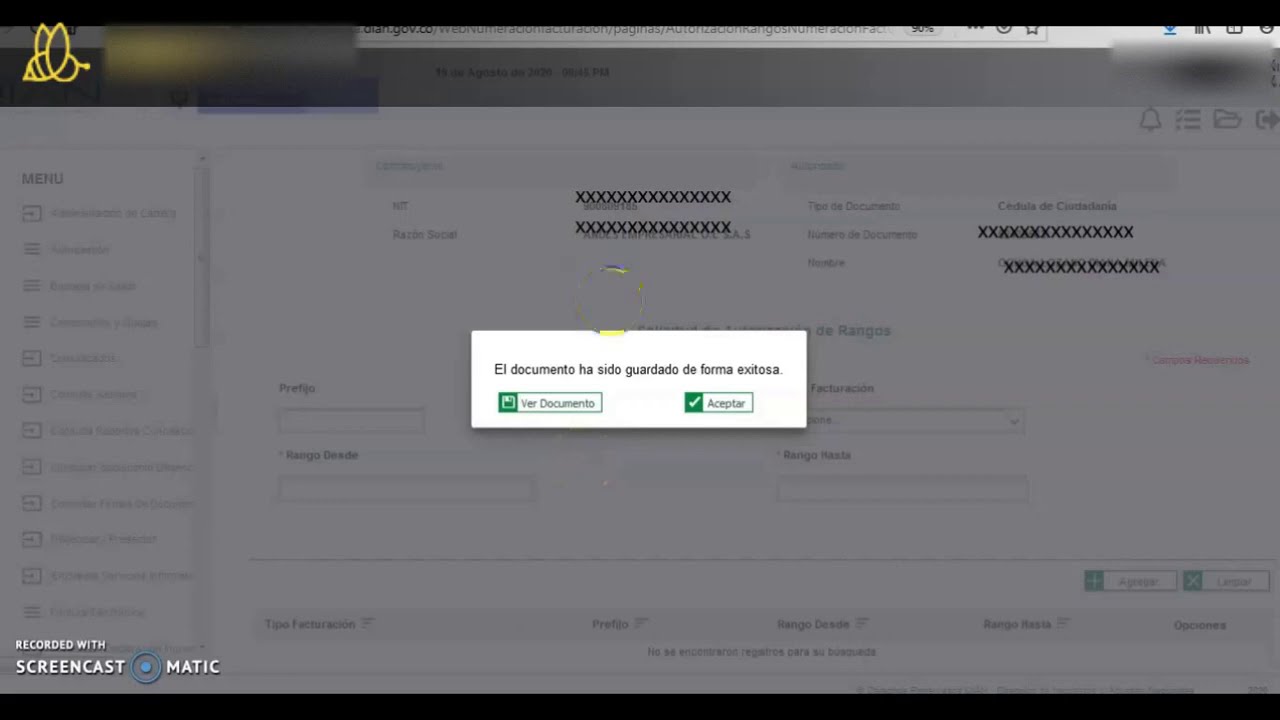 ¿Como solicitar el documento soporte de la DIAN? - YouTube