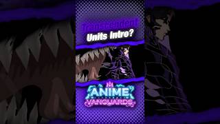 Transcendent 2D Hand Drawn Animation Intro?! | Roblox | Anime Vanguards #roblox #animevanguards