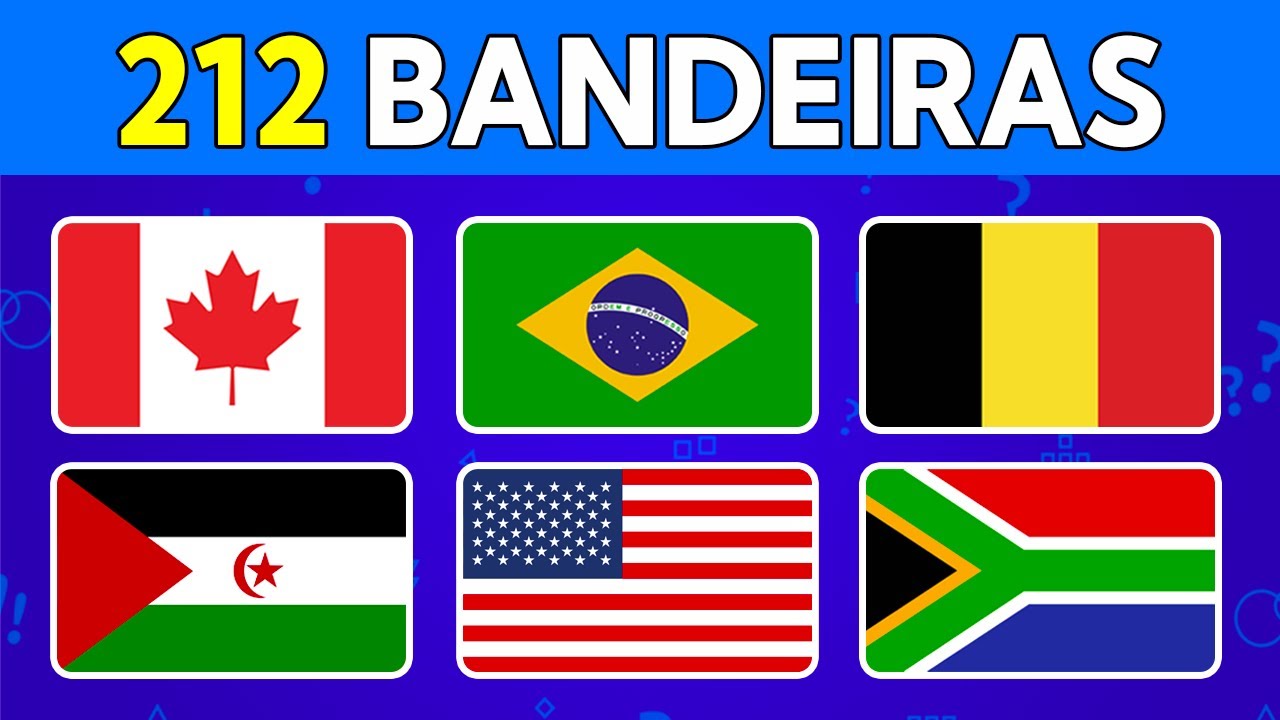 Bandeiras do mundo (versão difícil)