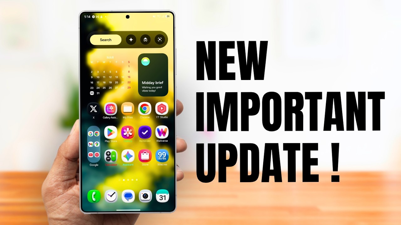New Android Updtae UPDATE NOW - New Update For ALL GALAXY / ANDROID Phones ! - YouTube