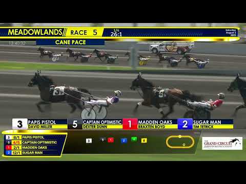 August 2 2025 Cane Pace Race 5 