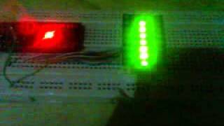 Prueba 001 de matriz de leds y USBee duo