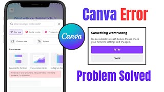 There was an error on our end, we couldn't load your Brand Templates. Try refreshing Canva Problem