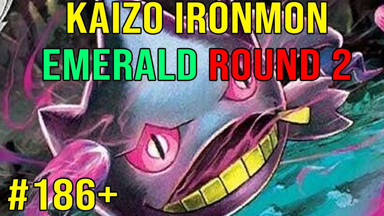 Kaizo IronMON Emerald ROUND 2! Day 20, Runs 186+