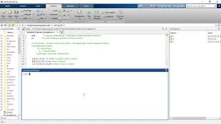 Matlab 5 Merubah Format,Menggabungkan Matrik,Mengoperasikan Bilangan Kompleks screenshot 4