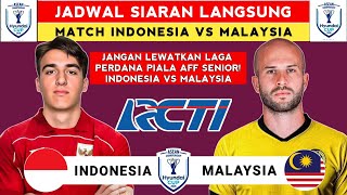 2026 Aff Senior Cup Schedule - Indonesia Vs Malaysia - Indonesian National Team Schedule Rcti