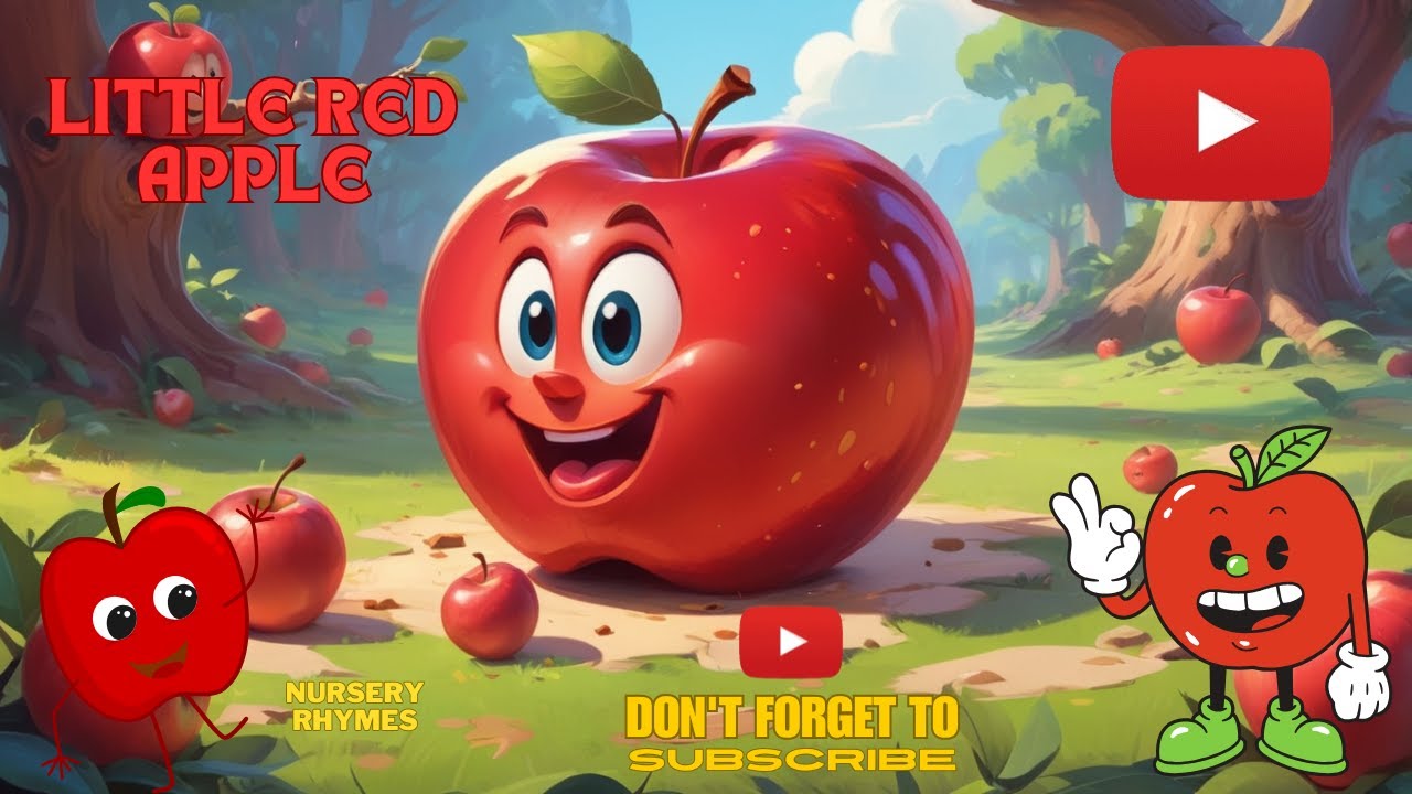 Little Red Apple Nursery Rhymes for Kids | kids Song | # ...