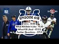 Episode 618 | Baltimore Ravens Dominate Indianapolis Colts + Why Didn't CJ Allen Play?