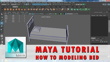 Maya 2016 Tutorial | How to Modeling Bed Part 01