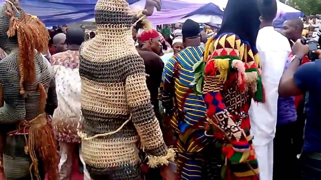 Okpa Oworoworo of Afikpo with Otakaepka  Displaying
