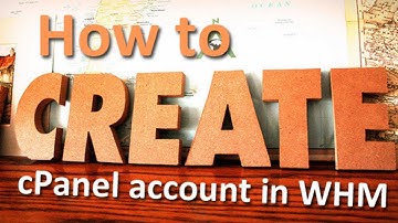 create cpanel for your business domain using WHM 2018