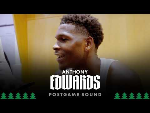 "I'll Make More Than I Miss, I Promise You That." | Anthony Edwards Postgame Sound | 2.4.26